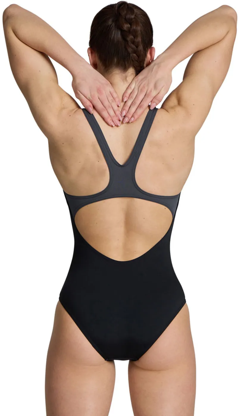 Arena Women's Underwater Swim Pro Back Swimsuit Black Multi/Black/Grey Blue-5